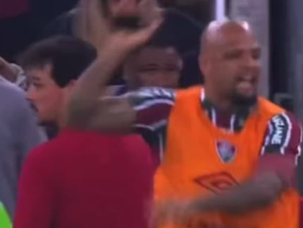 Jogador do Fluminense agride assessor do Atlético-GO em partida do Campeonato Brasileiro