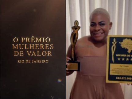 Jojo recebe troféu no “Prêmio Mulheres de Valor” pela contribuição e impacto na comunidade