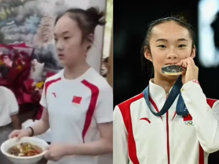 Ginasta chinesa volta ao trabalho em restaurante após ser medalhista de prata em Paris