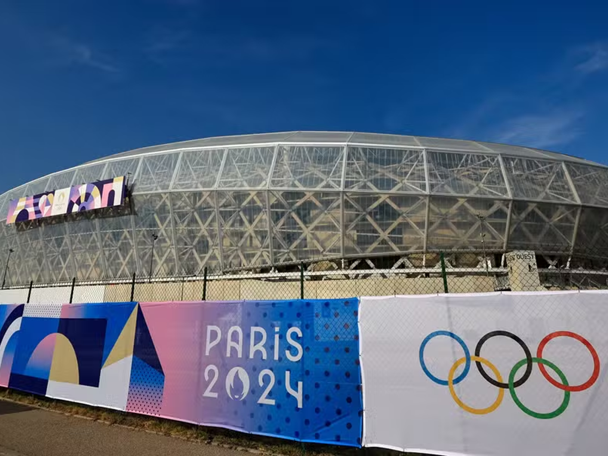 Arena onde está sendo realizada as Olimpíadas de Paris (Reprodução)