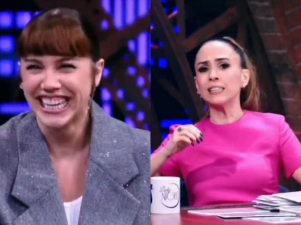 Alice Wegmann fica em saia justa ao ser questionada sobre cecê de Cauã no Lady Night