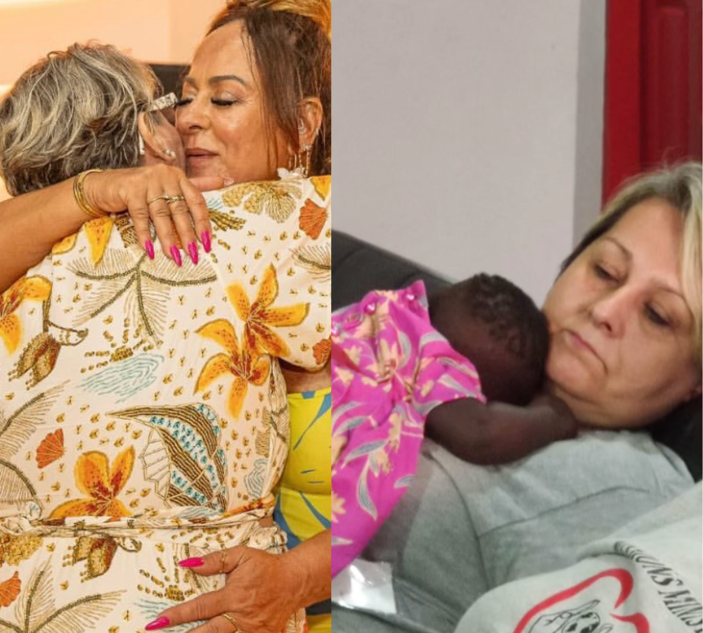 Nadine Gonçalves e sua mãe de consideração. Foto: Montagem. Reprodução| Instagram