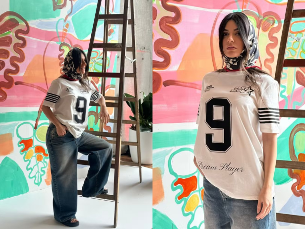 Grávida de Luan, Jade Magalhães marca presença em evento de moda em São Paulo