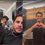 Lucas Guimarães surge em clima de intimidade com affair, Andrew Halliday