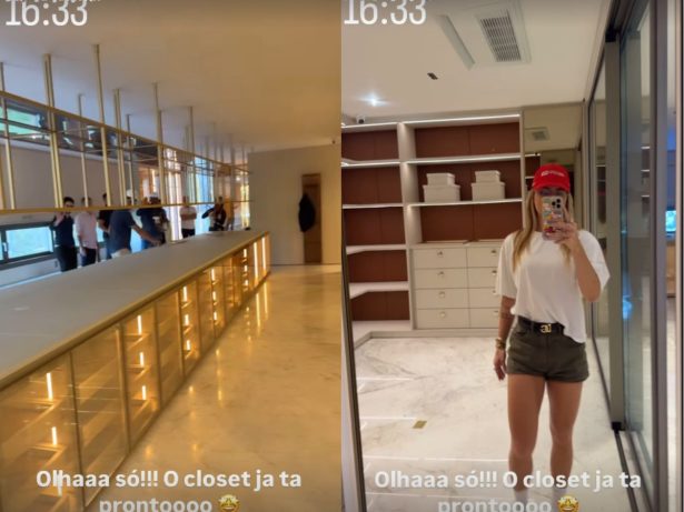 Virginia mostra detalhes de novo closet e surpreende ao revelar esquema de segurança