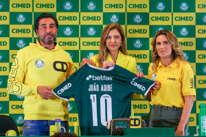 Em 2024, a Cimed também anunciou patrocínio ao Palmeiras. Foto: Reprodução