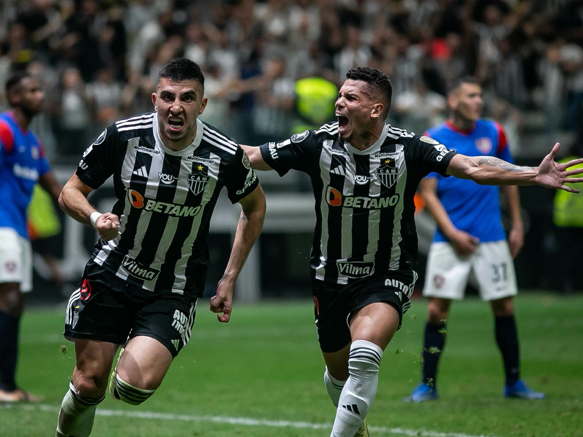 Atlético-MG venceu o San Lorenzo (ARG) com gol de Battaglia e se classificou para as quartas de final da Libertadores (Fernando Moreno/AGIF)