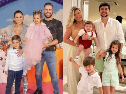 Com shows no fim de semana, Zé Neto e Cristiano conseguem passar dia dos pais com filhos