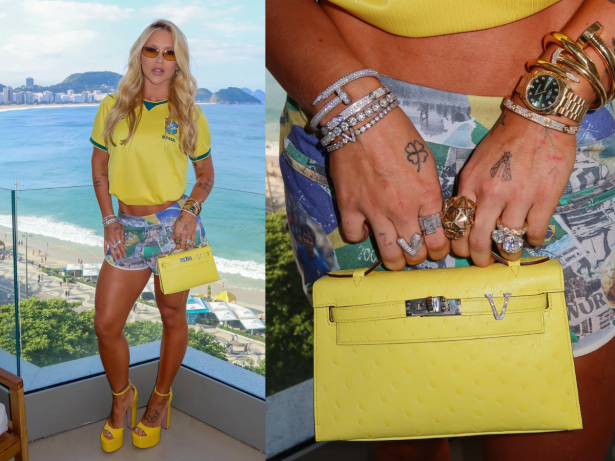 Saiba o valor da bolsa que Virginia usou para assistir ao amistoso do Brasil contra o Panamá