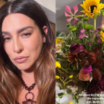 Após expor afastamento, Fernanda Paes Leme recebe flores de Bruno Gagliasso