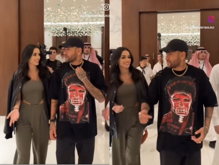 Bruna Biancardi e Neymar são vistos caminhando juntos (Instagram)