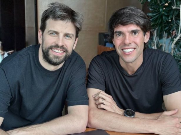 Kings League Brasil: Kaka e Piqué se encontram para definir datas em SP