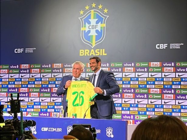 Carlo Ancelotti fala pela primeira vez como novo técnico da Seleção Brasileira