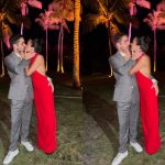 João Silva surge em clima de romance com a namorada em festa na Bahia