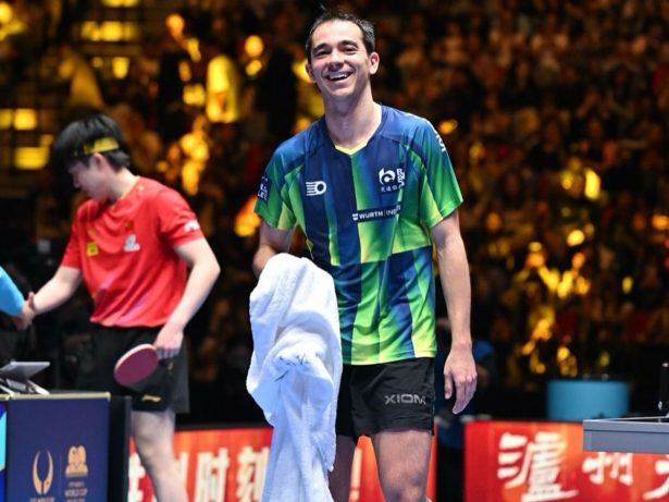 Hugo Calderano vence alemão e fatura o WTT de Foz do Iguaçu