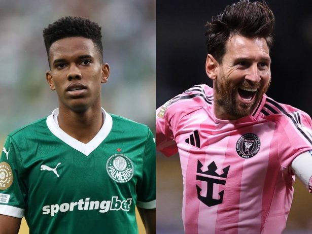 Estêvão segue os passos de Messi e lidera Palmeiras no Mundial de Clubes