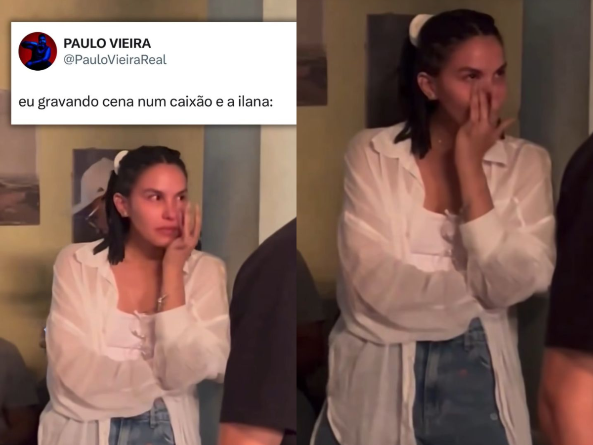 Ilana chorou ao ver Paulo "morto" em cena (Instagram)