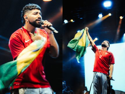 Dilsinho é o primeiro artista do pagode a se apresentar no Rock in Rio Lisboa em toda história do festival (Foto: Rita Seixas)