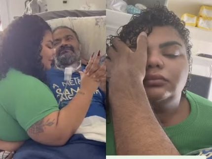 Filha de Arlindo Cruz recebe carinho do artista em vídeo e emociona fãs