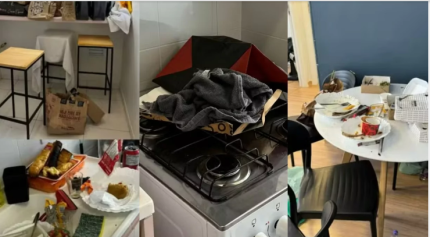 Dona de imóvel viraliza ao mostrar estado de apartamento sujo deixado pelos hóspedes