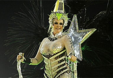 Monique Evans no carnaval