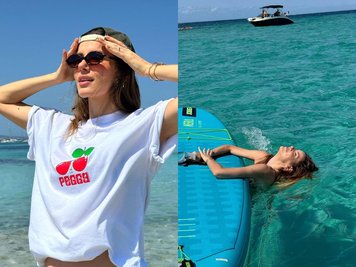 Camila Queiroz exibe barriguinha de grávida durante viagem a Ibiza com Klebber Toledo 1 1PckLYkK Camila Queiroz