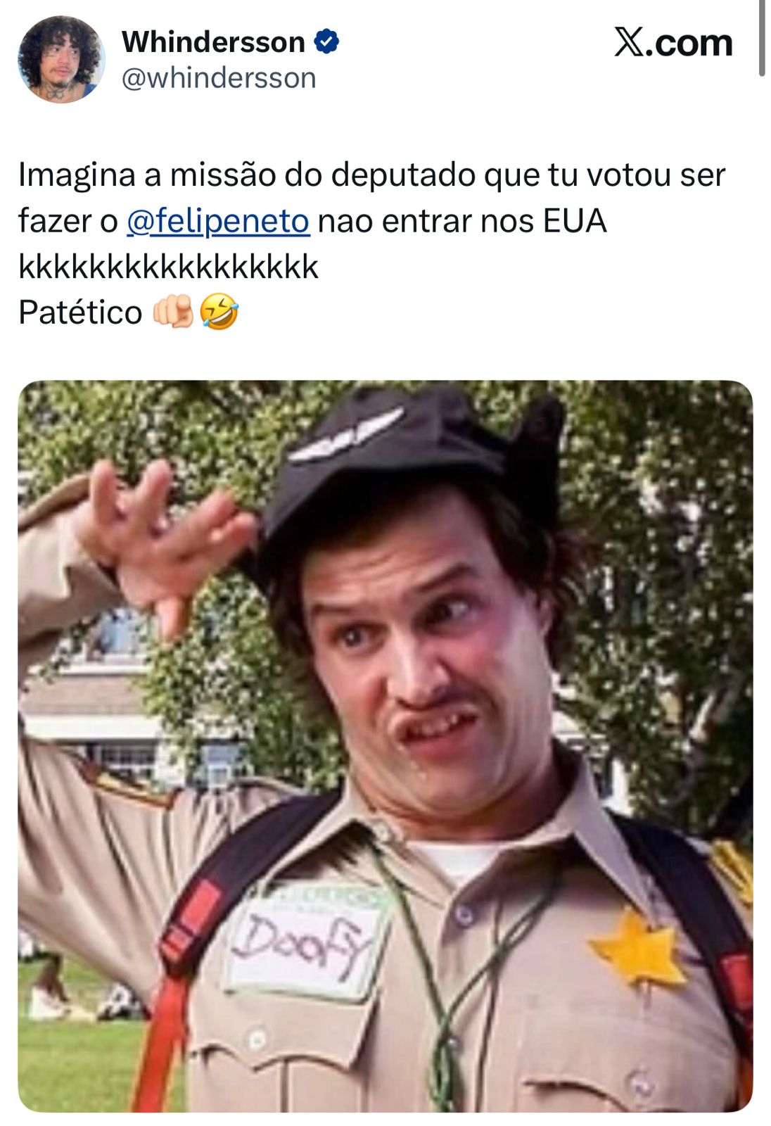 Reprodução/X