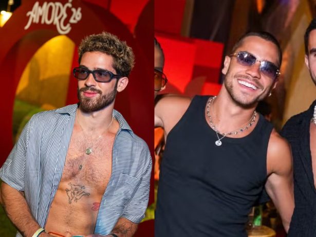 André Lamoglia, affair de Jade Picon, curte mesma festa que João Guilherme, ex da atriz