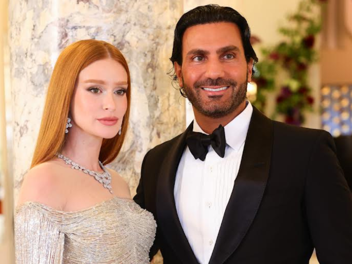 Marina Ruy Barbosa aparece com vestido repleto de brilhantes no amfAR (BrazilNews)