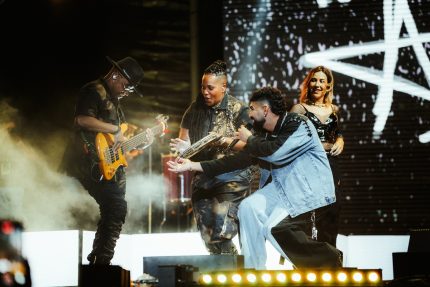 Dilsinho é o primeiro artista do pagode a se apresentar no Rock in Rio Lisboa em toda história do festival (Foto: Rita Seixas)