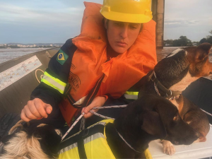 Deputado de SP Rafael Saraiva participa de operação de resgate no Rio Grande do Sul