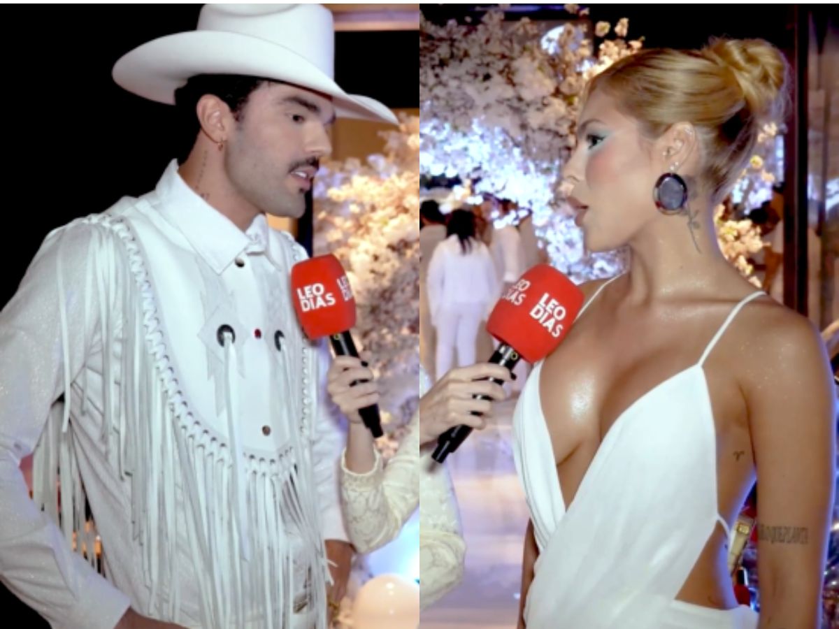 Luan Pereira e Victoria Miranda falam sobre organização do casamento: "Já especulamos data". (Reprodução: Portal LeoDias) Luan Pereira e Victoria Miranda falam sobre organização do casamento: "Já especulamos data". (Reprodução: Portal LeoDias)