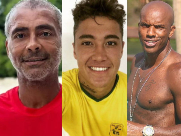 Romário, Romarinho Filho e Fábio Braz