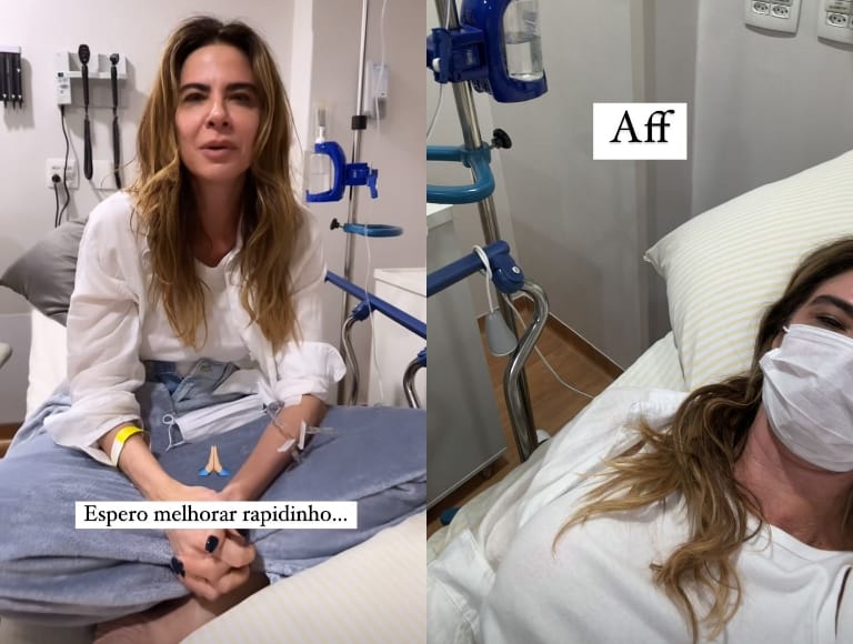 Luciana Gimenez no hospital 