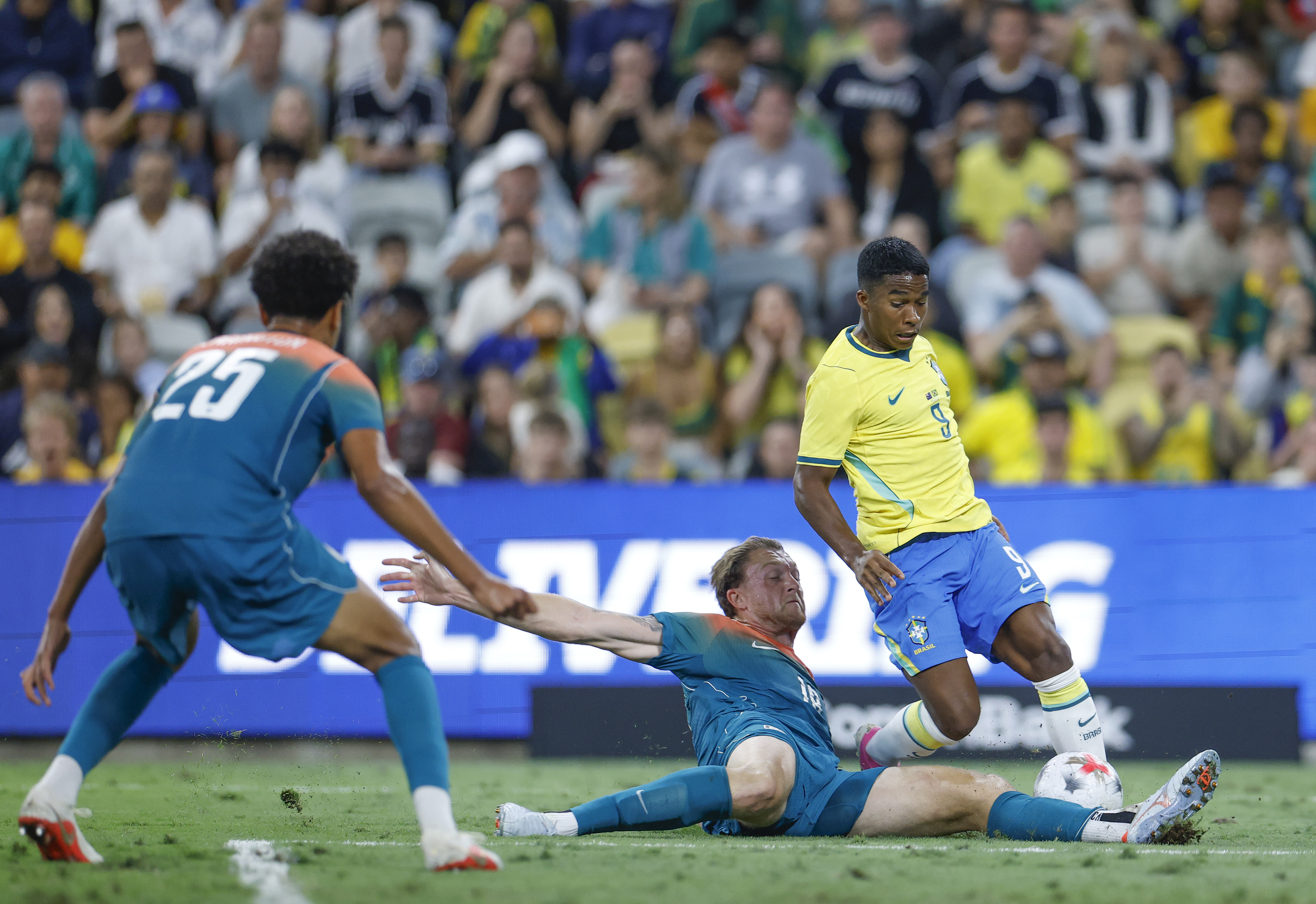Em péssima atuação, o Brasil ficou só no empate com a Austrália / Foto: Rafael Ribeiro | CBF Em péssima atuação, o Brasil ficou só no empate com a Austrália / Foto: Rafael Ribeiro | CBF