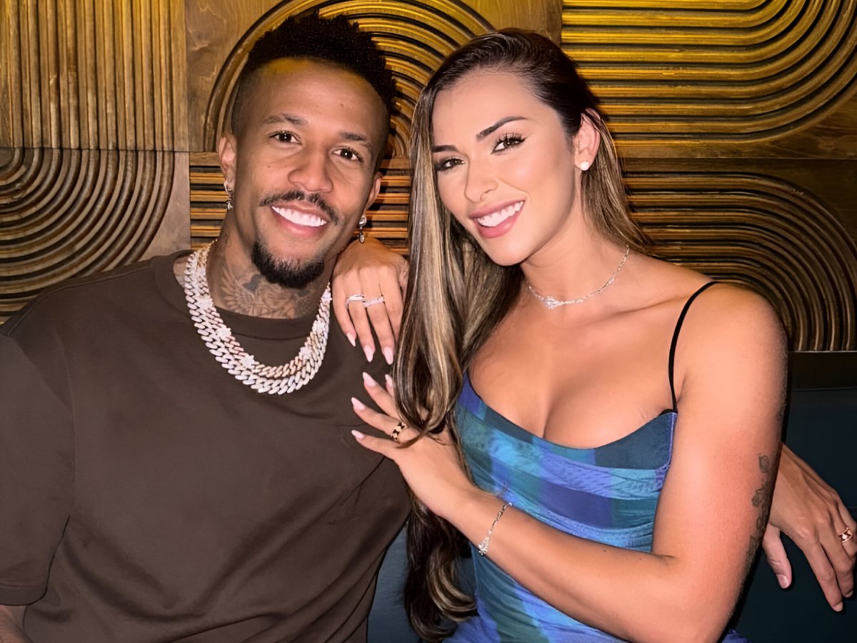 Éder Militão e Tainá Castro - Reprodução/Instagram