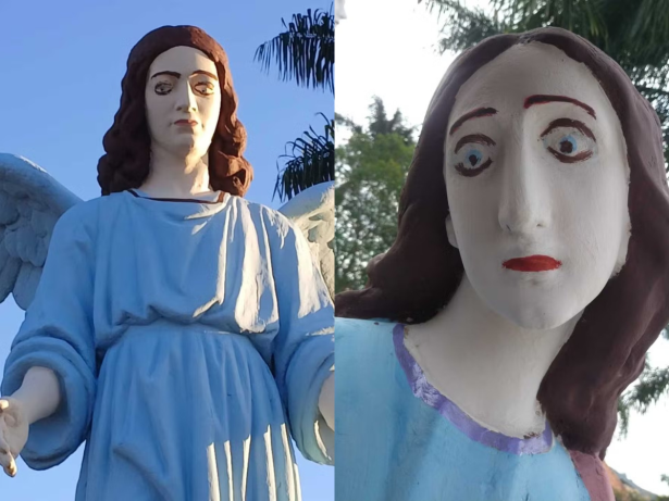 Restauração de monumento religioso gera revolta e vira alvo de críticas em MG
