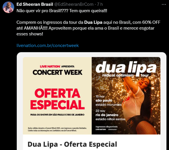 Reprodução / X Reprodução / X