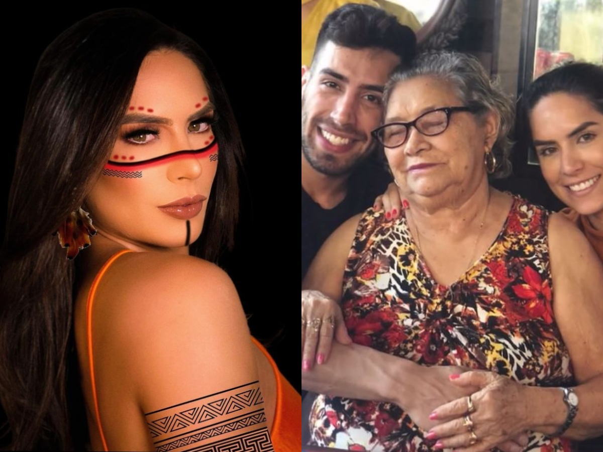 Djidja Cardoso e sua avó, Maria Venina (Reprodução/Globo)