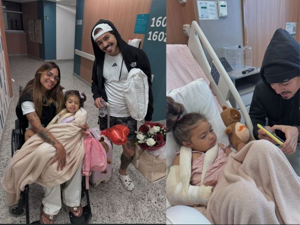 Pietra, filha de Biel e Thays Reis, sofre acidente e passa por cirurgia de emergência