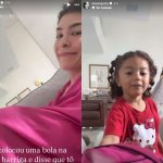 “Quero uma irmãzinha!”: Liz encanta Lore Improta ao simular gravidez com balão