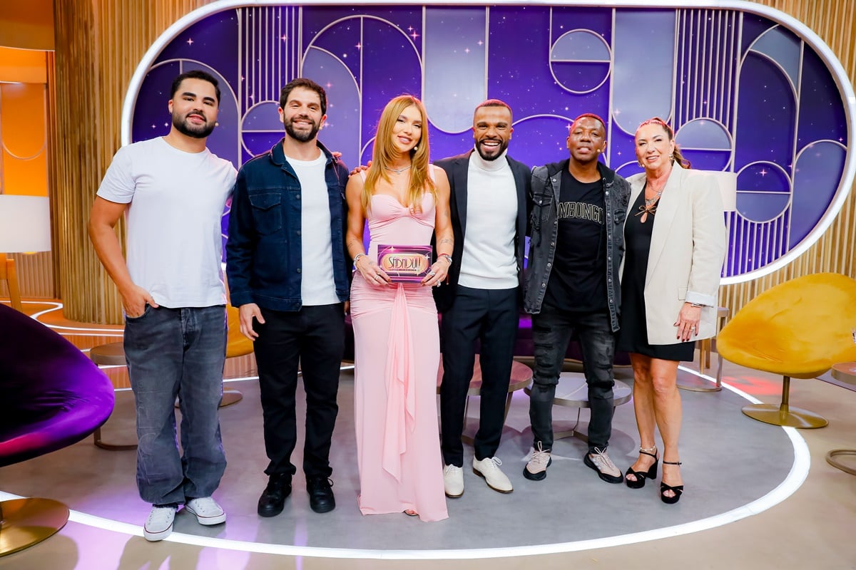 Alexandre Pires grava o 'Sabadou' de Virginia Fonseca / Lourival Ribeiro / SBT 