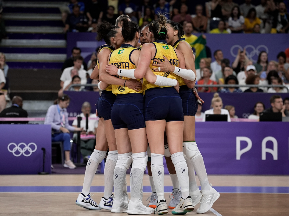 Brasil enfrentou os EUA pela semifinal do vôlei feminino, nas Olimpíadas de Paris (Alexandre Loureiro/COB)