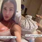 Internada após lesão, Gracyanne Barbosa mostra corpo inchado e atualiza fãs sobre saúde