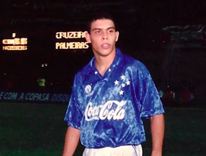 Cruzeiro foi primeiro time de Ronaldo. Foto: Reprodução