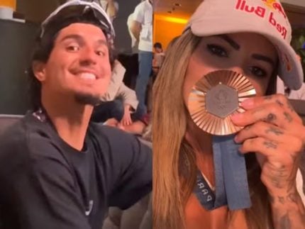 Após treta com Yasmin Brunet, Gabriel Medina e Letícia Bufoni fazem as pazes