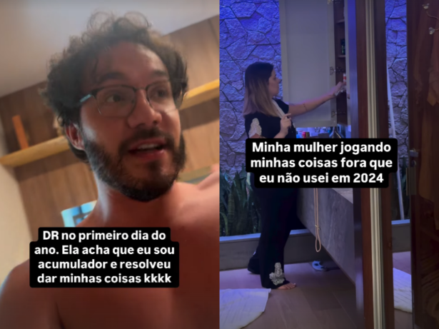 Viih Tube separa itens de Eliezer para doação e casal tem primeira DR do ano