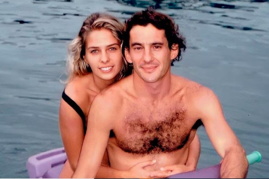 Adriane Galisteu e Ayrton Senna (Arquivo Pessoal)