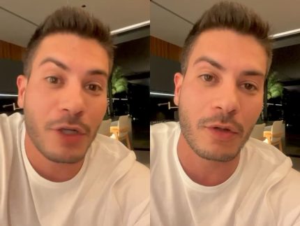   Arthur Aguiar desmascara mulher que afirma ter sido procurada por ele nas redes sociais (Reprodução)