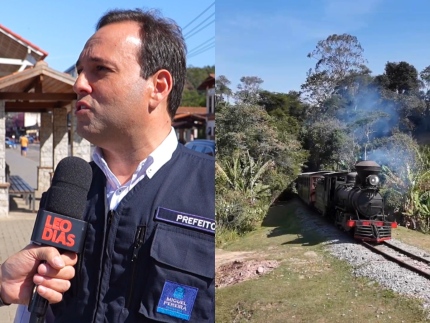 Trem Maria Fumaça proporciona uma “viagem no tempo” a turistas de Miguel Pereira